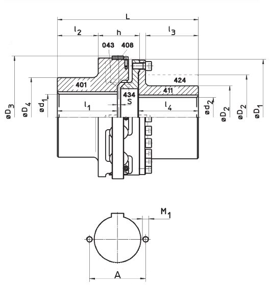 TSCHAN BHD型单侧分体式联轴器